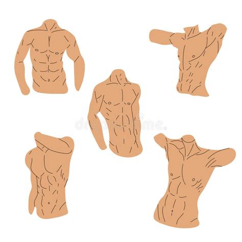 Naked Muscular Men Stock Illustrations Naked Muscular Men Stock Illustrations Vectors