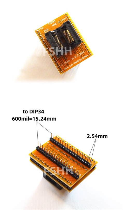 WL SSOP34 U1 Adapter For Wellon Programmer Adapter TSSOP34 To DIP34