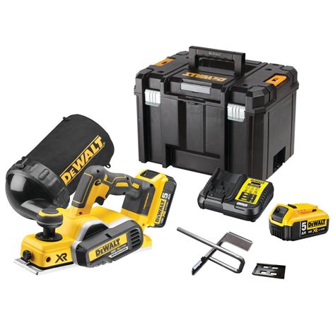 Rabot Portatif 18V Avec Batterie Et Chargeur DCP580P2 QW DEWALT