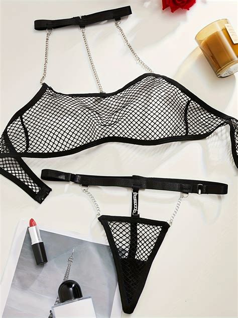 Womens Bralette Senxual Lingerie Importar Lenceria Net Bra Set Transparent Mature Women Sexy Hot