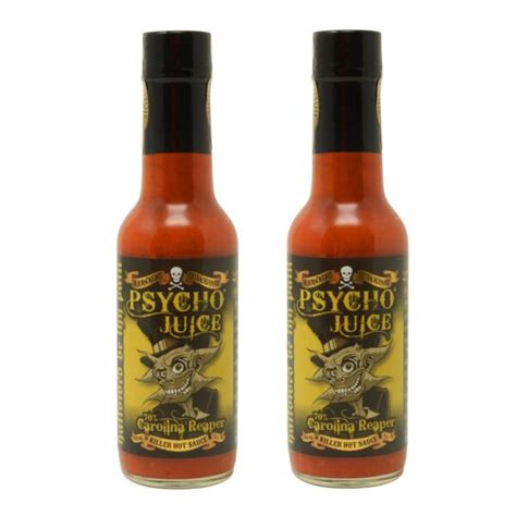 Psychojuice Carolina Reaper Duo Dr Burn Riums Hot Sauce Emporium