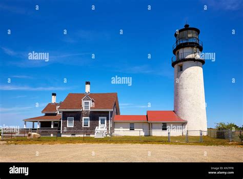 Cape Cod Truro lighthouse in Massachusetts USA Stock Photo - Alamy