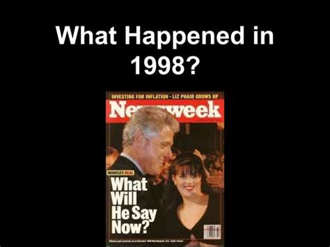 What Happened in 1998? Do You Remember? | PPTX
