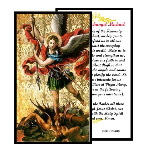 saint michael the archangel prayer printable 19