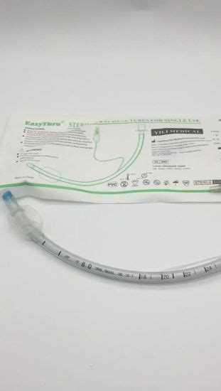 China Oral Or Nasal Preformed PVC Endotracheal Intubation Cuffed Ett