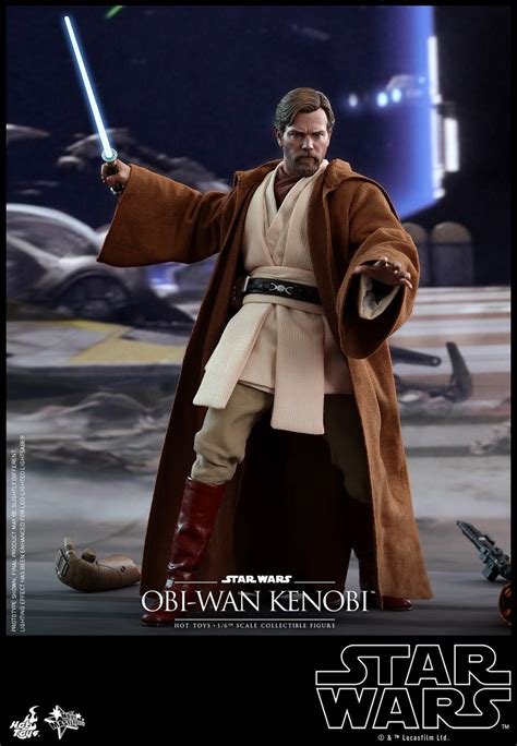 Hot Toys Star Wars Revenge Of The Sith 1 6 Obi Wan Kenobi Figures