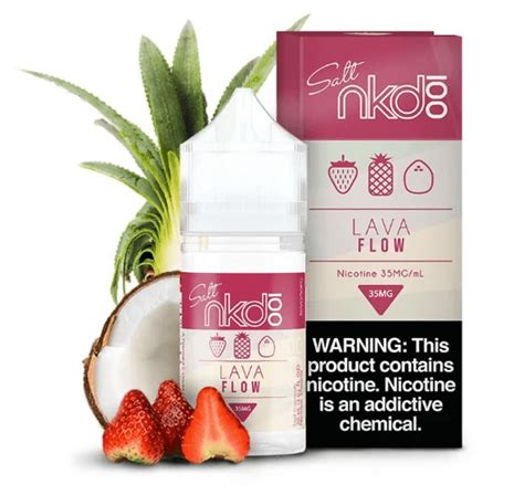 NicSalt Naked 100 Ice USA Lava Flow 35mg 30ml Mundo Vape