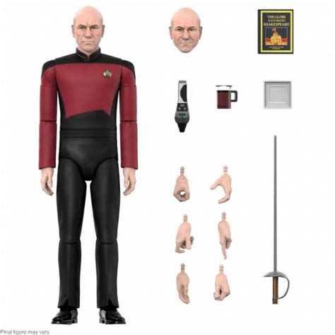 Ultimate 7 Inch Action Figure: Star Trek The Next Generation - Captain ...
