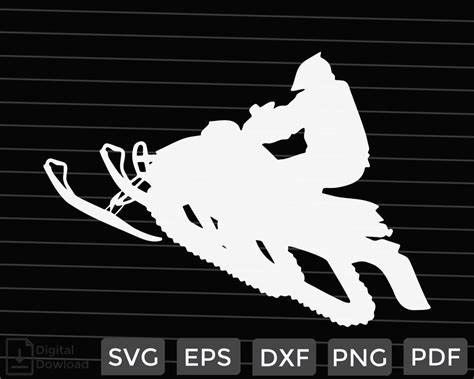 Snowmobile Winter Sports Snow Svg Png Snowmobile Svg Etsy