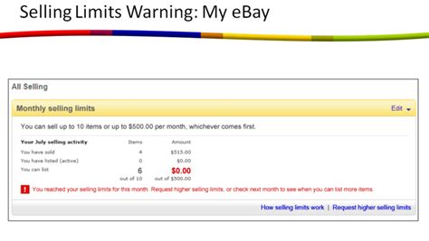 Ebay Selling Limits And Payment Holds How To Sell On Ebay