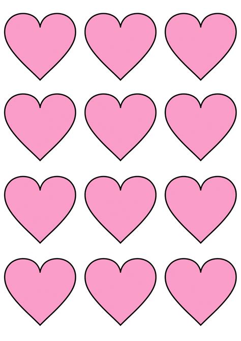 Heart Cutouts Printable