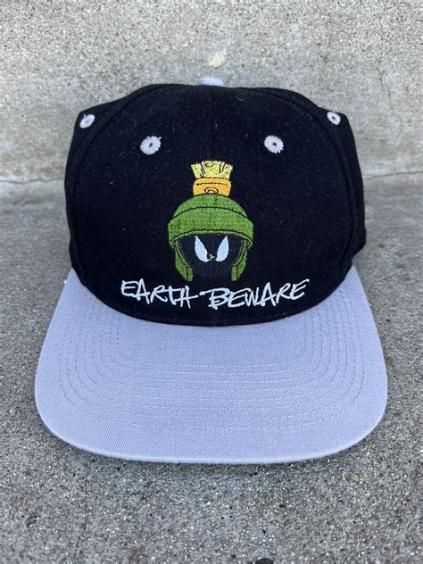 Vintage Looney Tunes Marvin The Martian Hat 1997 Cap  Gem