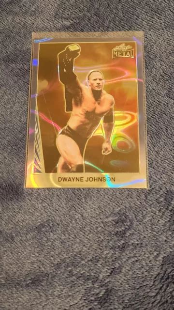 2024 LEAF METAL Wrestling Legends Dwayne Johnson The Rock 4 4 EUR 29 51