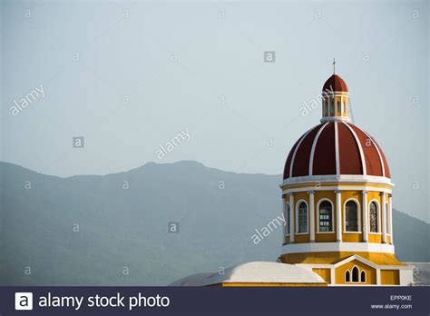 Dome Of Cathedral Of Granada Nicaragua Stock Photo Alamy