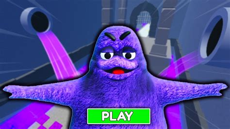 Escape Grimace S Mansion Scary Obby Roblox Youtube