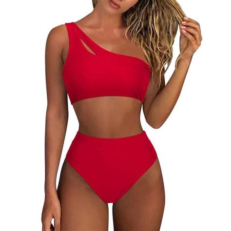 Maillot de bain sexy imprimé léopard bikini semble deux pièces soutigorge push up culotte taille