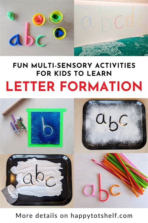 6 Sensory Activities For Kids To Learn Letter Formation Artofit