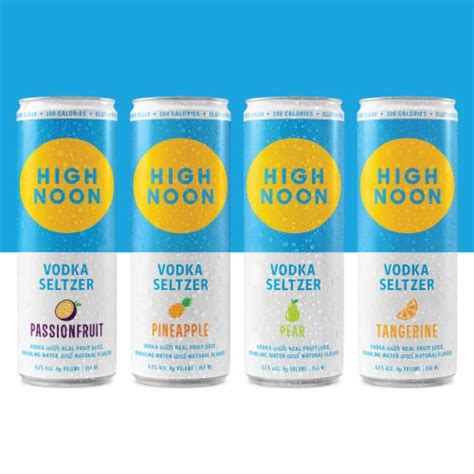 High Noon Vodka Hard Seltzer El Pres Variety Pack, 12 cans / 355 mL