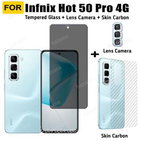 For Infinix Hot Pro Anti Spy Tempered Glass For Infinix Hot I Hot