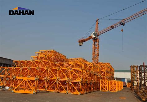 6ton Dahan Qtz80 5613 Top Kit Tower Crane Hammerhead Tower Crane