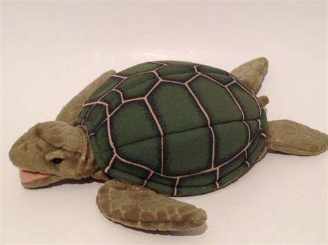 folkmanis sea turtle hand puppet tortoise green shell teacher aid