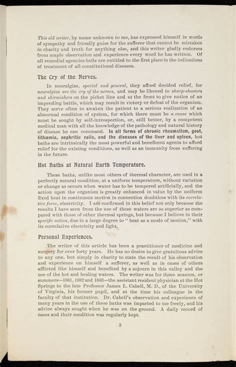 Hot Springs Concerning Hot Springs Of Virginia By John R Page 1894 Taking The Waters 19th