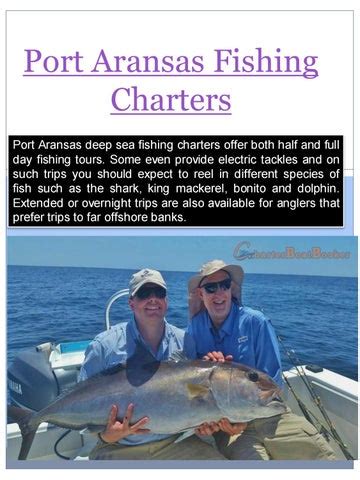 Port aransas fishing charters by Gulf Shores Fishing Charters - Issuu