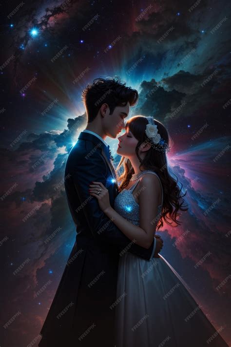 angel and devil couple drawing 5