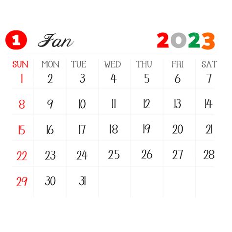 Gambar Kalender Januari 2023 Kalender23 Januari Kalender Tahun Baru