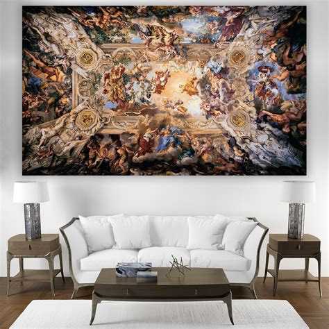 Allegory Of Divine Providence And Barberini Power Canvas Print Palazzo