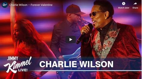 Charlie Performs Forever Valentine on Jimmy Kimmel Live! - Charlie Wilson