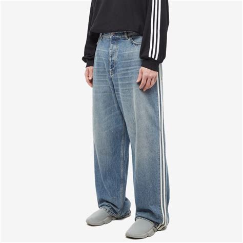 Balenciaga X Adidas Large Baggy Pant Sun Bleached Blue END CA