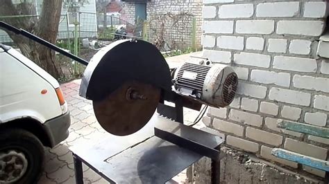 Отрезной станок по металлу своими руками. - YouTube