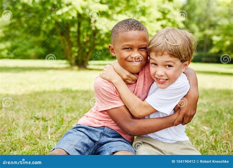 Two Kids As Friends Fighting Stock Photo - Image of kindergarten ...