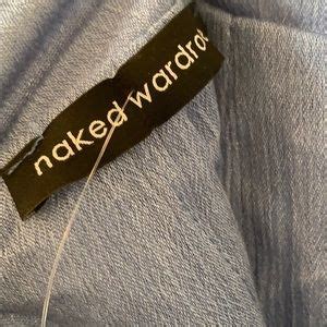 Naked Wardrobe Skirts Nwt Naked Wardrobe Blue Crinkle Midi Skirt Poshmark