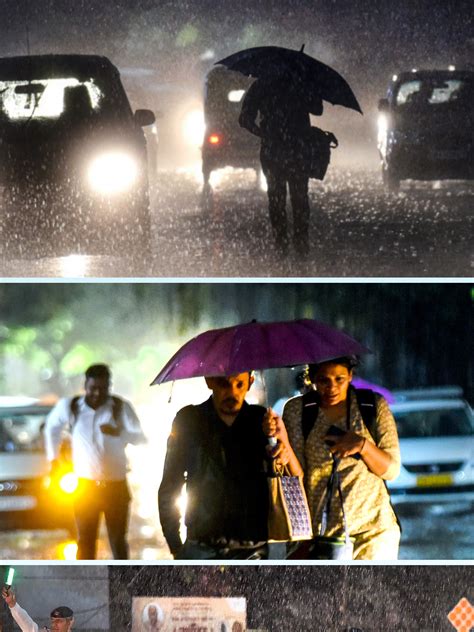 Heavy Rain Lashes Parts Of Delhi Times Of India
