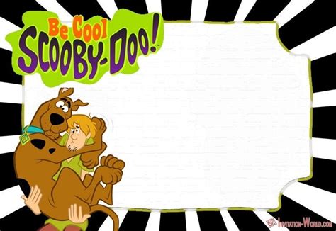 Scooby Doo Birthday Invitation Template