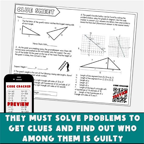 Pythagorean Theorem Mini Mystery 8th Grade Geometry Activity – Lauren Fulton Math