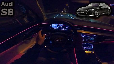 2021 Audi S8 Night POV Test Drive YouTube