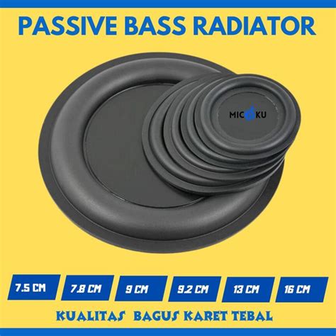 Passive Bass Radiator Speaker Inch Pcs Lazada Indonesia