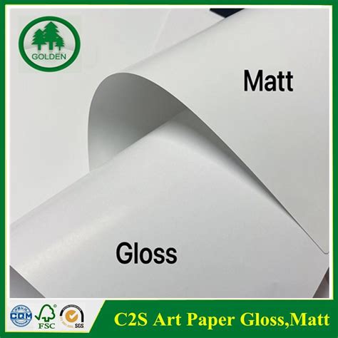 Silk Art Paper Glossy Matt 128 GSM In Roll Sheet China Paper Roll And