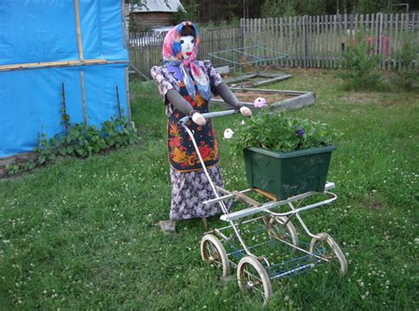 Огородное пугало своими руками: фото идеи дизайна