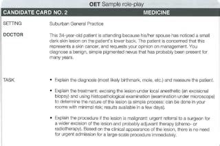 Oet Speaking Subset Practice Material For Doctors And Nurses