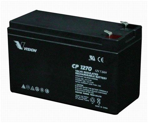 Vision Brand 12V 7ah Lead Acid Battery UPS Battery Cp1270 Vision