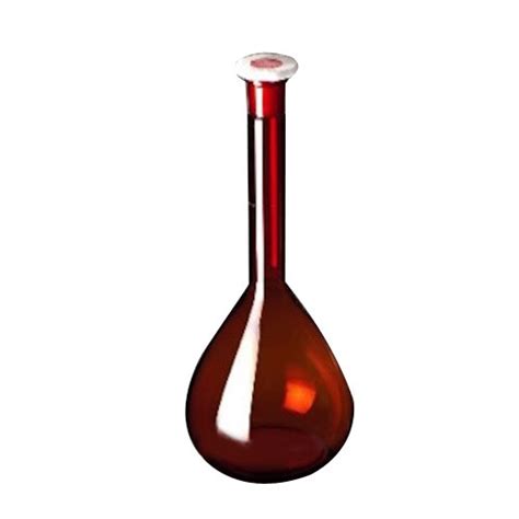 Glass Amber Volumetric Flask Chemical Laboratory At In Ambala