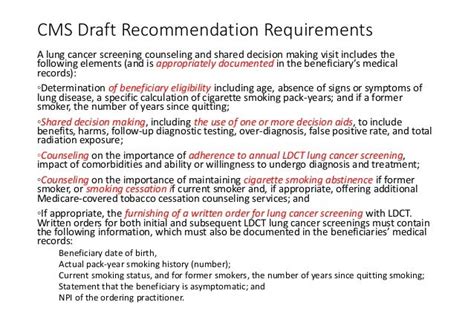 Shared Decision Making For Lung Cancer Screening