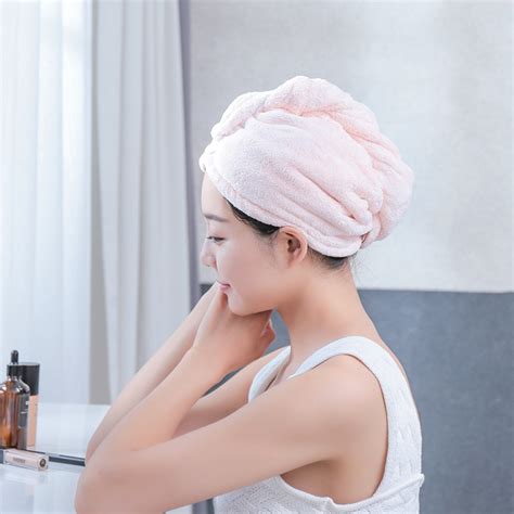 Купить капюшон для сушки волос 干发帽女超强吸水速干帽加厚成人包头洗头发浴帽毛巾可爱干发头巾 в ...