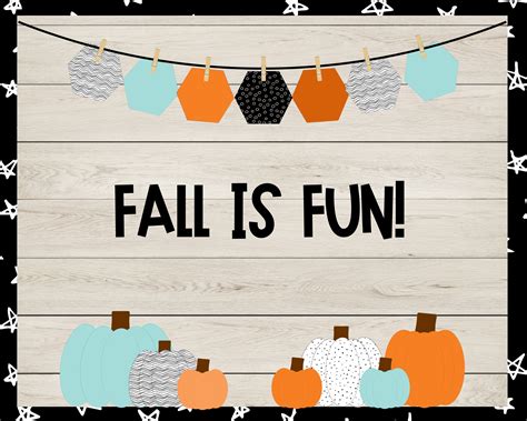 Fall Bulletin Board Set, Bulletin Board Display, Fall Themed Classroom Decor, Fall Themed Door ...