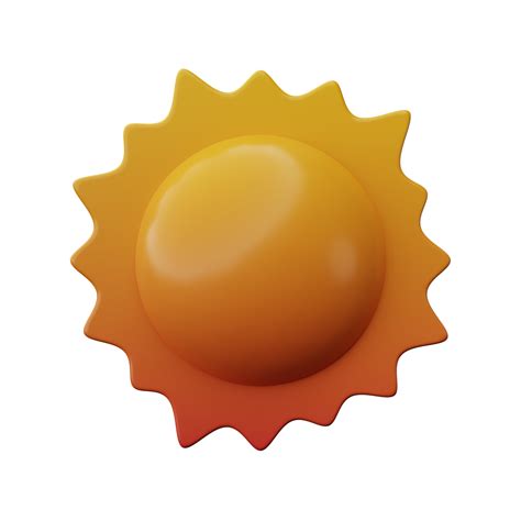 Free Sun 3d Illustration 23250004 Png With Transparent Background