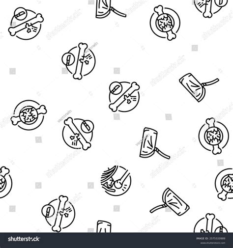 Fracture Injury Bone Break Vector Seamless Stock Vector (Royalty Free